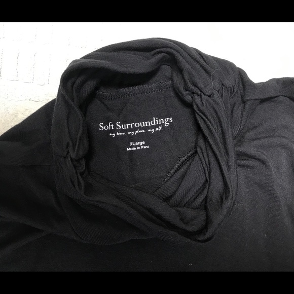 Soft surroundings navy turtleneck tunic - Picture 3 of 4